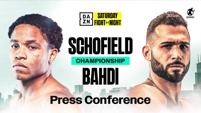 FLOYD SCHOFIELD VS. LUCAS BAHDI PRESS CONFERENCE LIVESTREAM