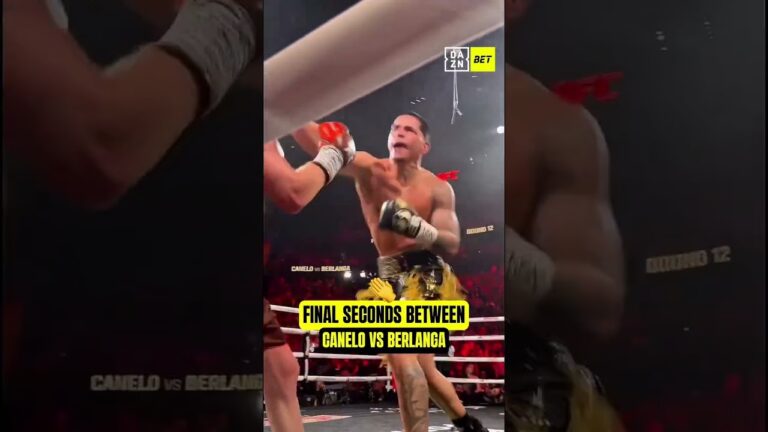 Respect between Canelo & Berlanga after 12 rounds 🙌