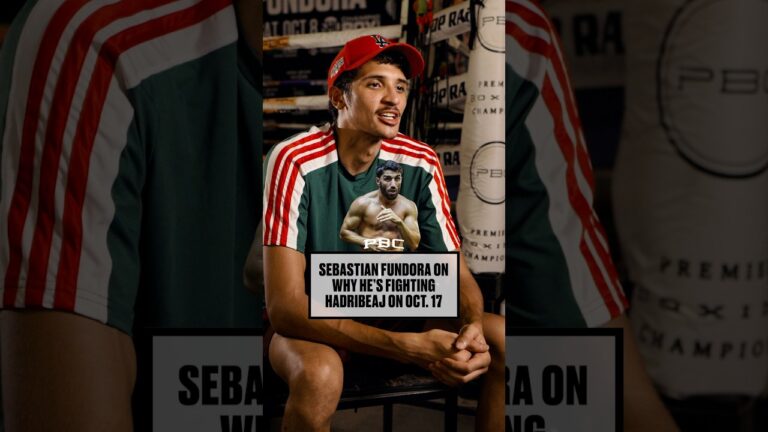 Sebastian Fundora on Why He’s Fighting Ermal Hadribeaj on Oct. 17