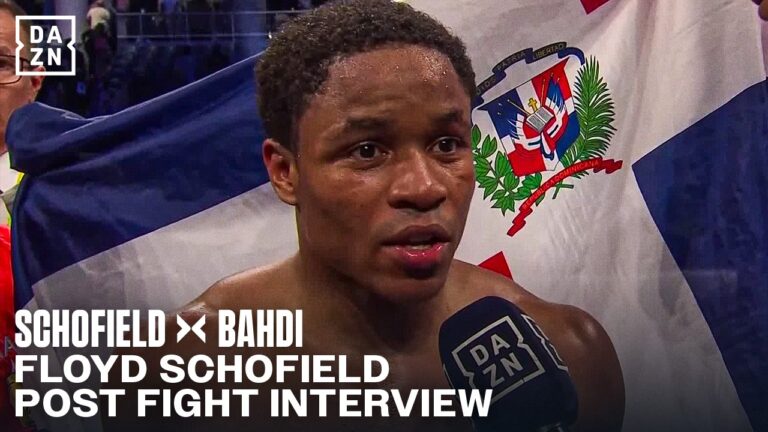 Floyd Schofield REACTS to defeating Lucas Bahdi and becoming a WORLD CHAMPION!
