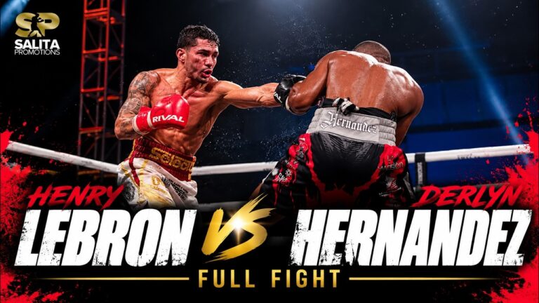 HENRY LEBRON VS DERLYN HERNANDEZ FULL FIGHT