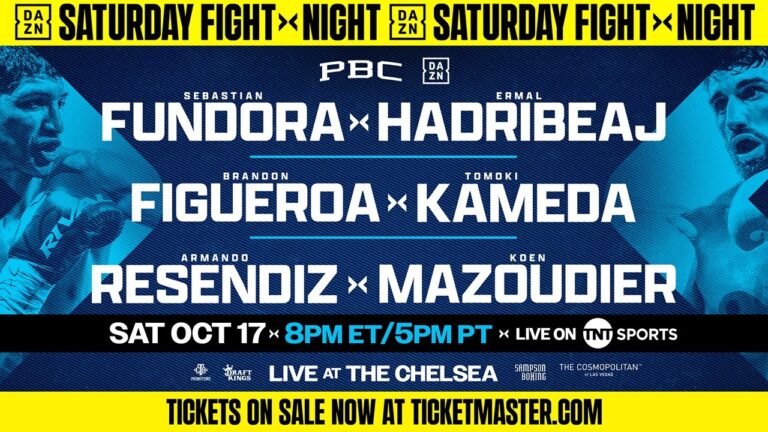 Fundora vs. Hadribeaj PREVIEW: October 17, 2026 | Live on DAZN & TNT