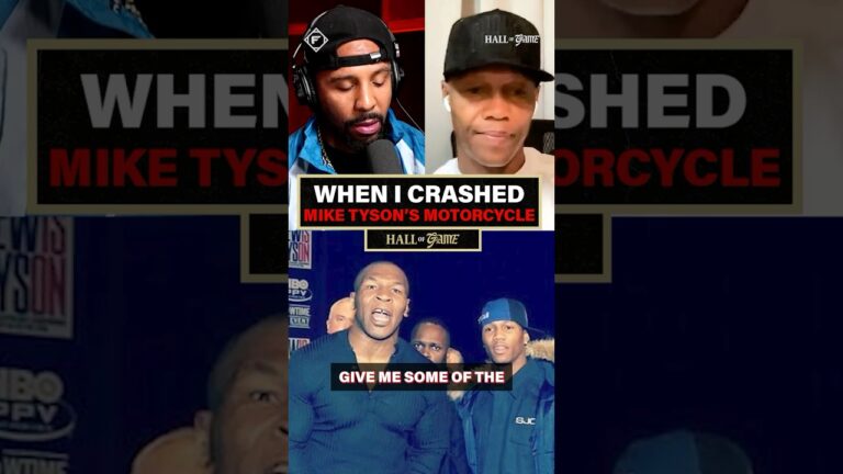 TFW you crash Mike Tyson’s brand new Ducati 😲 #AndreWard #ZabJudah