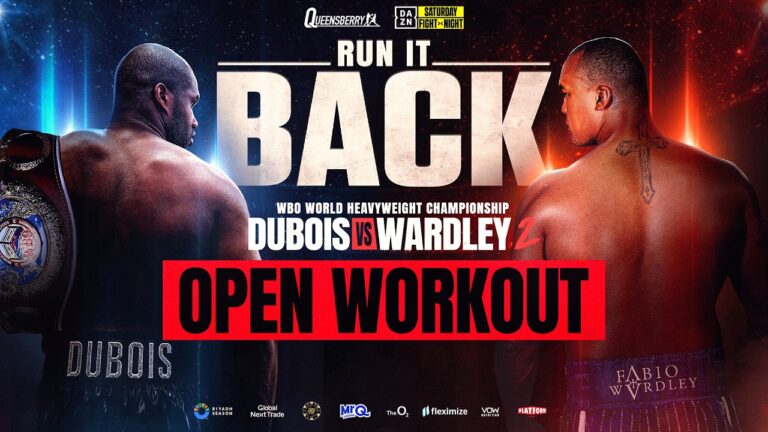 LIVE Open Workout | Daniel Dubois vs Fabio Wardley 2 | WBO World Heavyweight Championship! 🥊