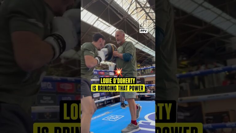 Louie O’Doherty has some left hook 😳