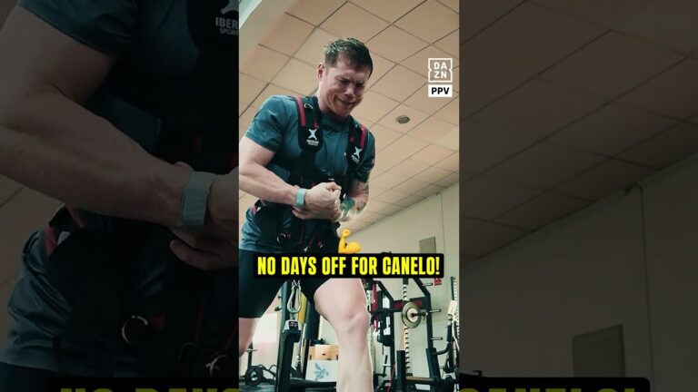 The work doesn’t stop for Canelo! 💯