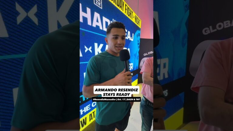 Armando Resendez STAYS READY