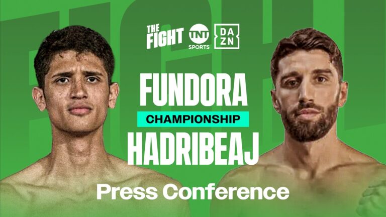 SEBASTIAN FUNDORA VS. ERMAL HADRIBEAJ PRESS CONFERENCE LIVESTREAM
