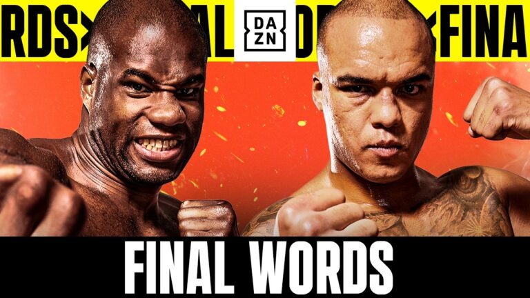 FINAL WORDS 😤 | Daniel Dubois vs Fabio Wardley 2