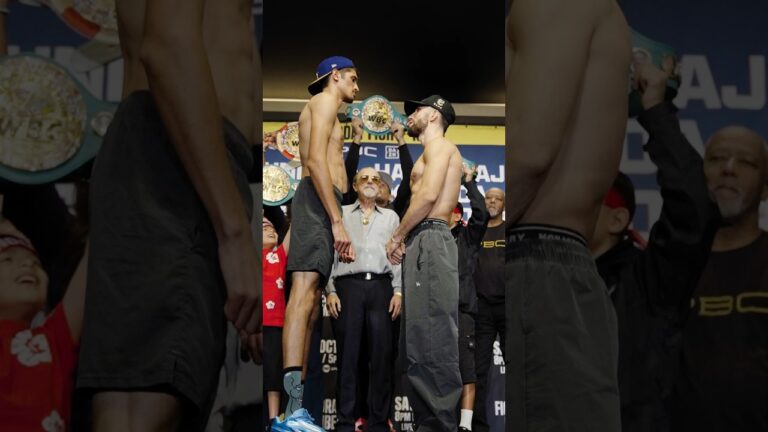 Scenes from the Fundora vs Hadribeaj Weigh-in