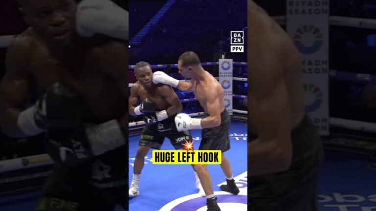 A peach of a left hook gets Fawas Aborode the stoppage 😮‍💨