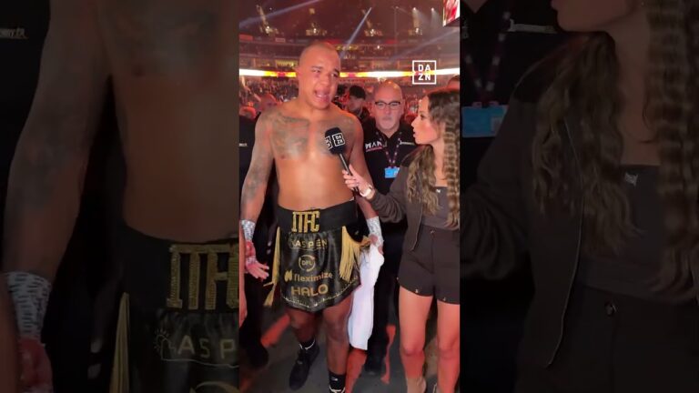 Fabio Wardley was all class after his defeat. A warrior who will be back 💪🔥