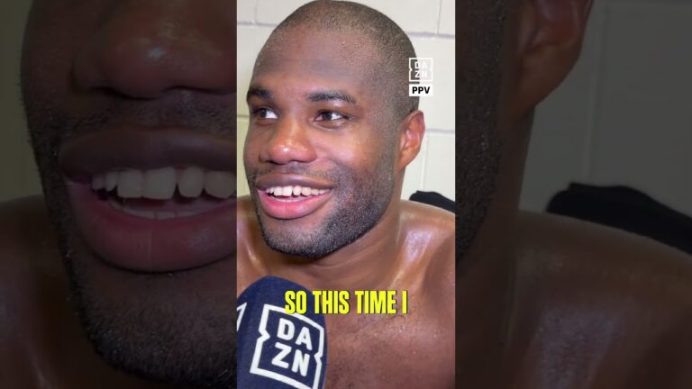 “AJ, now I’m back here again!” A mature Daniel Dubois is relishing his time as world champion 👑