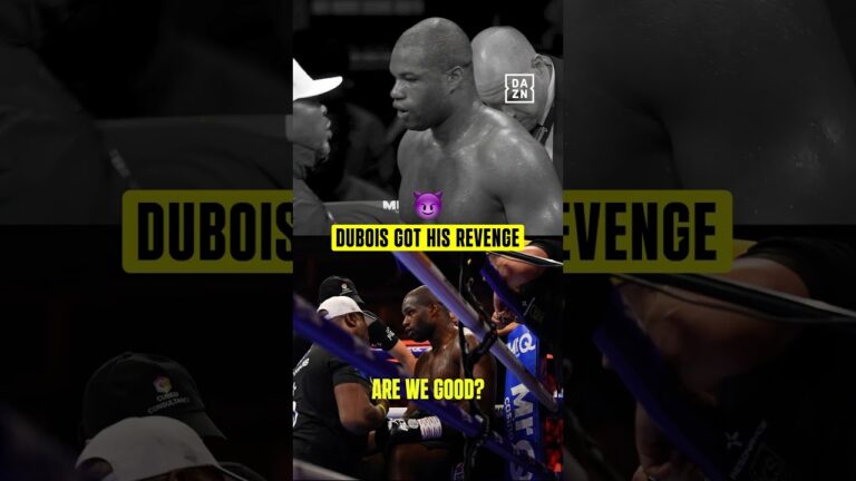 After Don Charles slapped DDD in the first fight… Daniel Dubois was quick to react this time 🤣❌