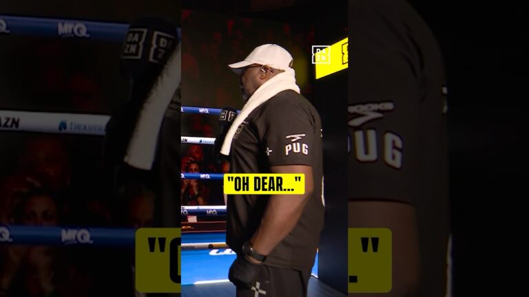 Don Charles watches back those brutal shots from Daniel Dubois 😬