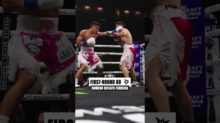 Marco Romero Scores His 3rd Consecutive 1st-Round KO ⭐