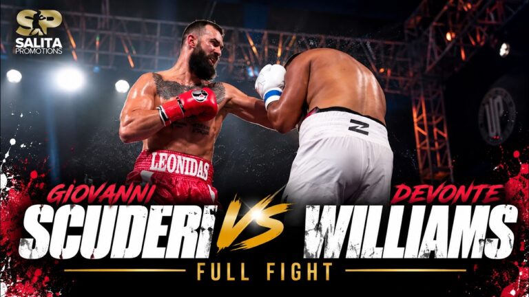 GIOVANNI SCUDERI VS DEVONTE WILLIAMS FULL FIGHT