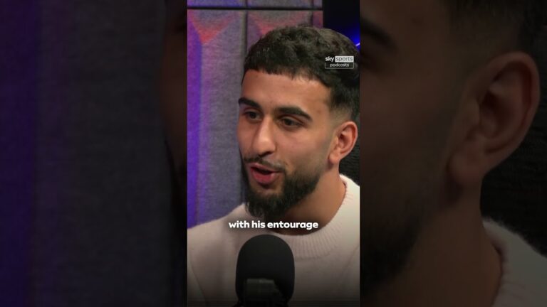 Saqib Mehmood recalls one of his first sparring sessions in front of Moses Itauma and AJ! 👀