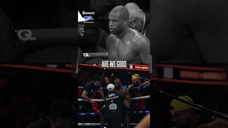 Dubois wasn’t having it this time around 😅
