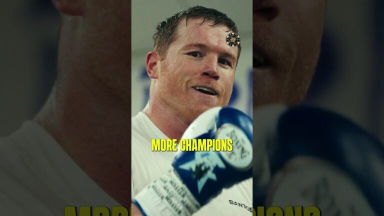 Canelo Álvarez is boxing for the love of the game ❤️ #CaneloMbilli #OnTheGround
