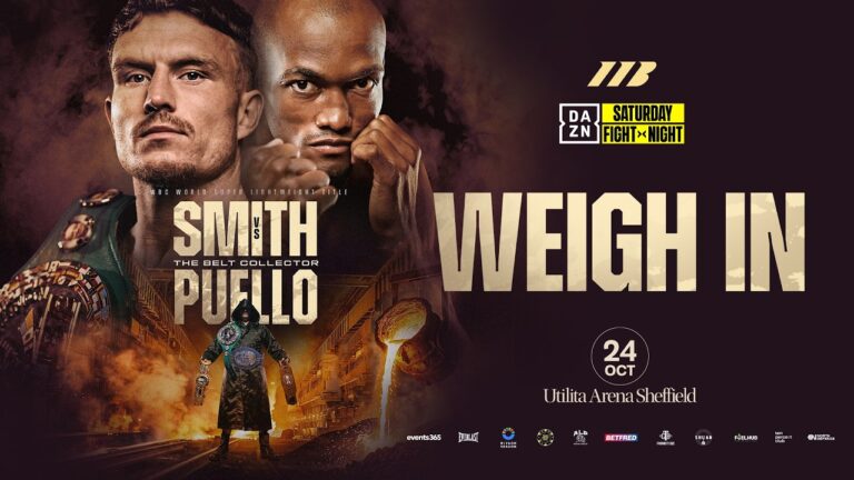 Dalton Smith Vs Alberto Puello Weigh In | Matchroom Boxing