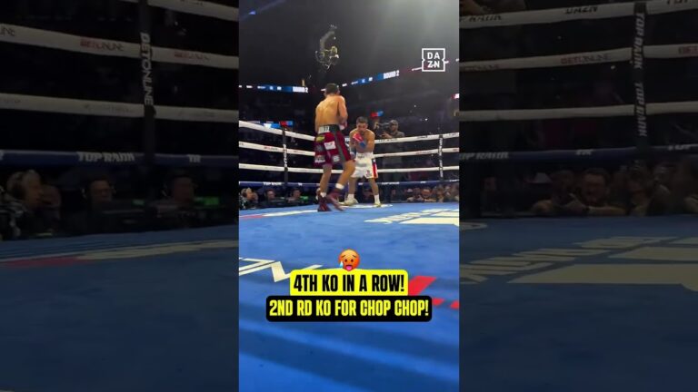 ALBERT CHOP CHOP GONZALEZ GETS IT DONE IN 2 ROUNDS! 😱