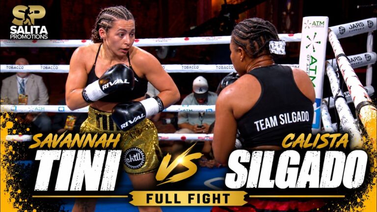 SAVANNAH TINI VS CALISTA SILGADO | FULL FIGHT