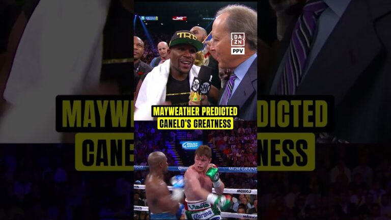 Canelo lived up to Mayweather’s prediction & then some 👑
