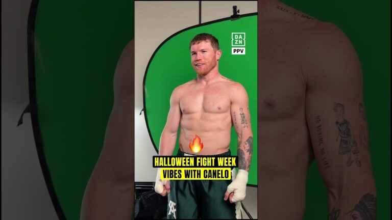 Canelo Álvarez starting off fight week with a SCREAM 😱 #CaneloMbilli