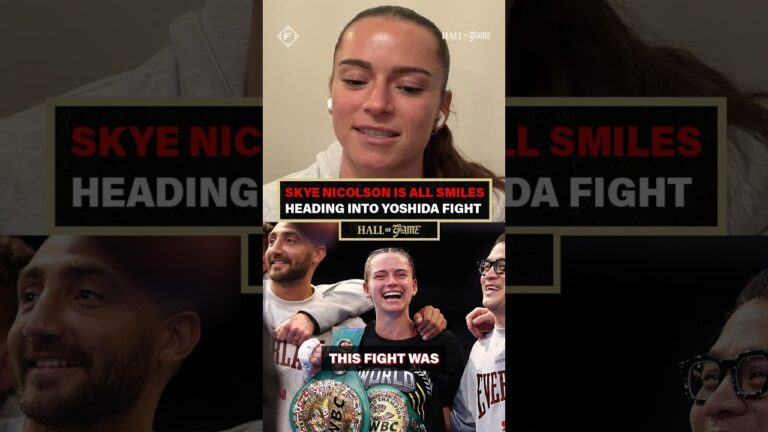 As long as Skye Nicolson is in a gym, she gonna be smiling no matter what 😁🥊