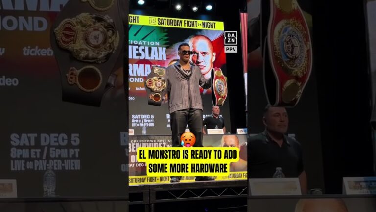 David Benavidez has the chance to become the WBA, WBO and WBC cruiserweight champion! 🏆