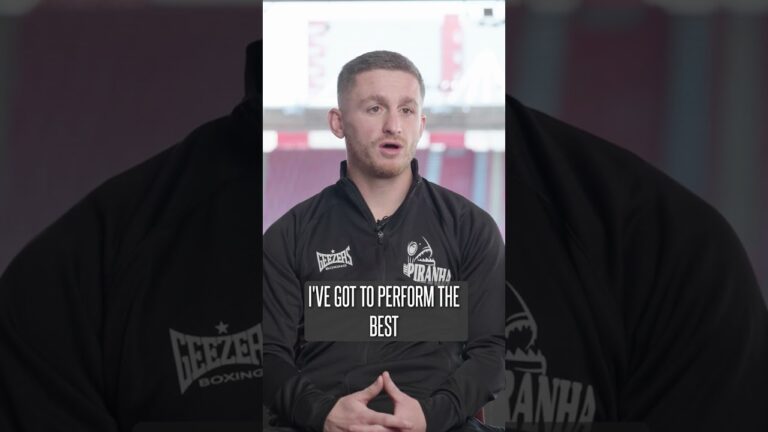 Ryan Garner knows he is in for a TOUGHT night against Jazza Dickens 😳