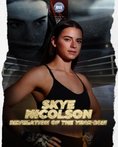 Skye Nicolson was named Female Revelation of the Year â€“ World Boxing Association
