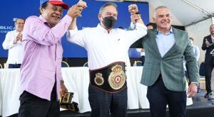 Mendoza attended the presentation of the Panama Training Center Project  – World Boxing Association