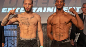 WEIGH-IN RESULTS FOR TOMORROW’S BROADWAY BOXING CARD – DiBella Entertainment