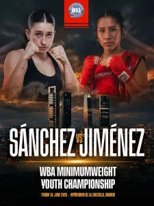 Sánchez and Jiménez to Battle for WBA Youth Minimumweight Crown – World Boxing Association