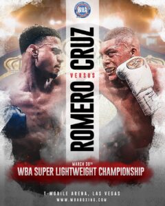 Romero and Cruz in a clash of styles in Las Vegas â€“ World Boxing Association