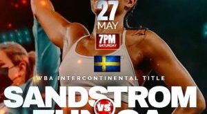 Sandstrom-Zuniga on May 27 in Malmo – World Boxing Association