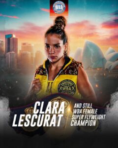 Lescurat retained her crown in AustraliaÂ  â€“ World Boxing Association