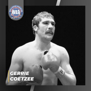 WBA mourns the death of Gerrie CoetzeeÂ  â€“ World Boxing Association