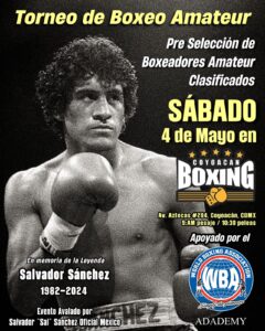 WBA Future Champions this Saturday in memory of Salvador Sanchez â€“ World Boxing Association