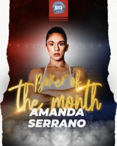 Serrano Fighter of the Month and Baumgardner Honorable MentionÂ  â€“ World Boxing Association