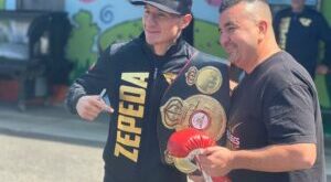 Zepeda visits school in Los Angeles  – World Boxing Association