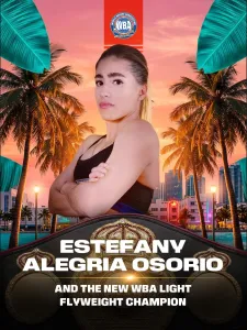 Estefany Alegría Dethrones Evelin Bermúdez to Become the New WBA light flyweight Champion – World Boxing Association