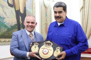 Gilberto JesÃºs Mendoza met with NicolÃ¡s Maduro in favor of Venezuelan boxingÂ  â€“ World Boxing Association