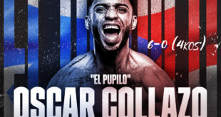 WORLD TITLE BOUND: OSCAR “EL PUPILO” COLLAZO