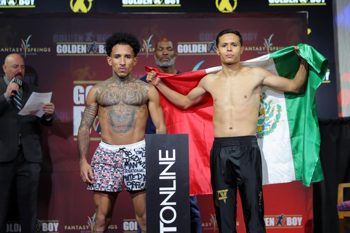 Golden Boy Fight Night on DAZN Official Weights