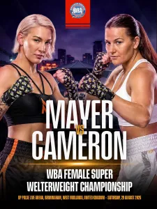 A Pick’em Showdown for the Women’s Super Welterweight Crown: Mayer vs. Cameron – World Boxing Association