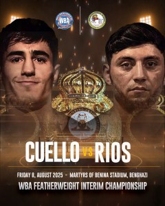 Mirco Cuello and Sergio RÃ­os Set for World Glory in Libya â€“ World Boxing Association