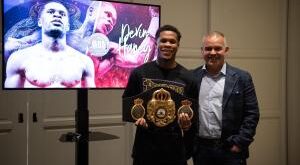 Haney received his WBA Super Champion’s belt – World Boxing Association